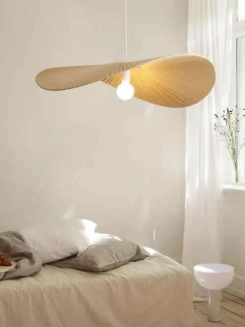 Nordisk Bølgeformet Taklampe – Moderne Minimalistisk Design
