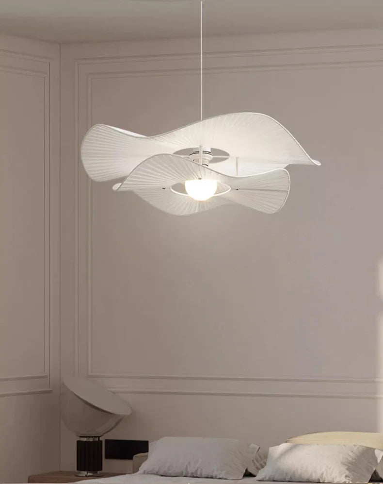 Elegant Stofftaklampe i Moderne Design