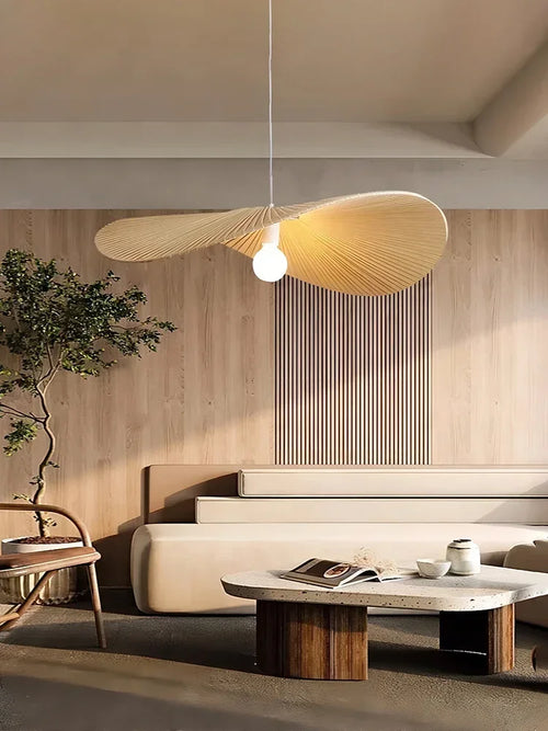 Nordisk Bølgeformet Taklampe – Moderne Minimalistisk Design