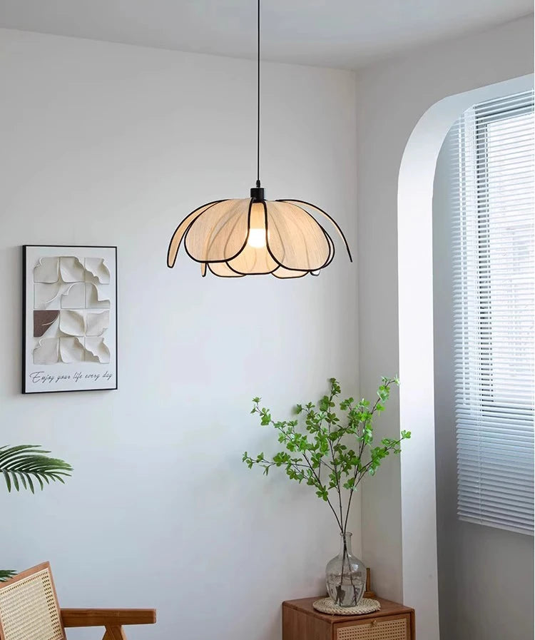 Lotus Blossom Taklampe – Håndlaget Art Deco Eleganse