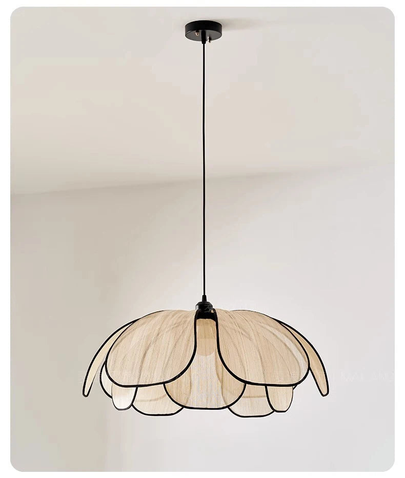 Lotus Blossom Taklampe – Håndlaget Art Deco Eleganse