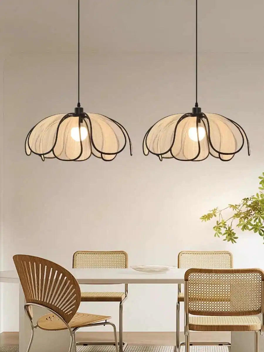 Lotus Blossom Taklampe – Håndlaget Art Deco Eleganse