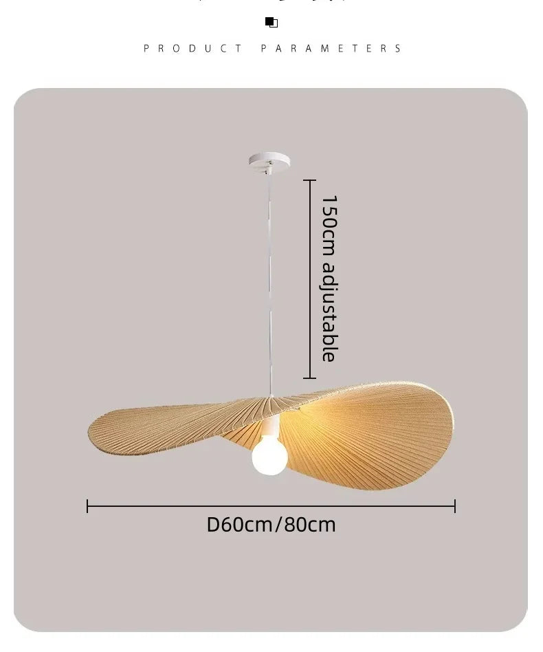 Nordisk Bølgeformet Taklampe – Moderne Minimalistisk Design