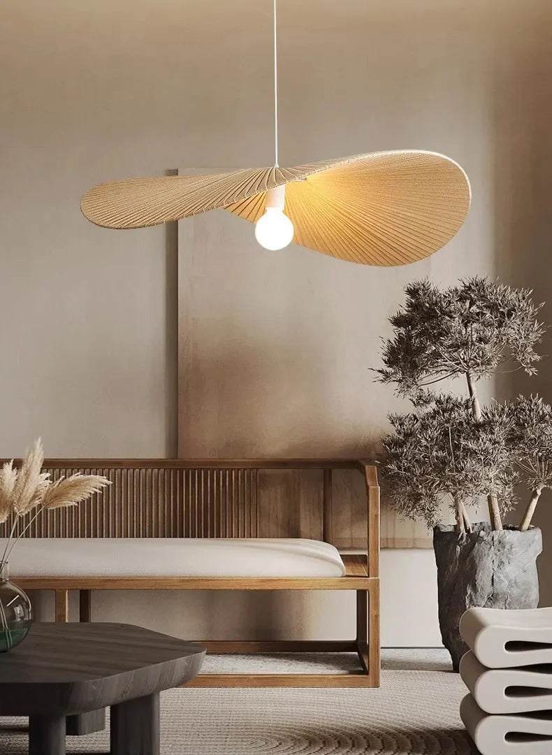 Nordisk Bølgeformet Taklampe – Moderne Minimalistisk Design
