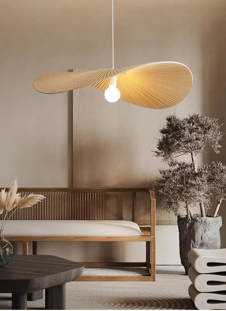 Nordisk Bølgeformet Taklampe – Moderne Minimalistisk Design